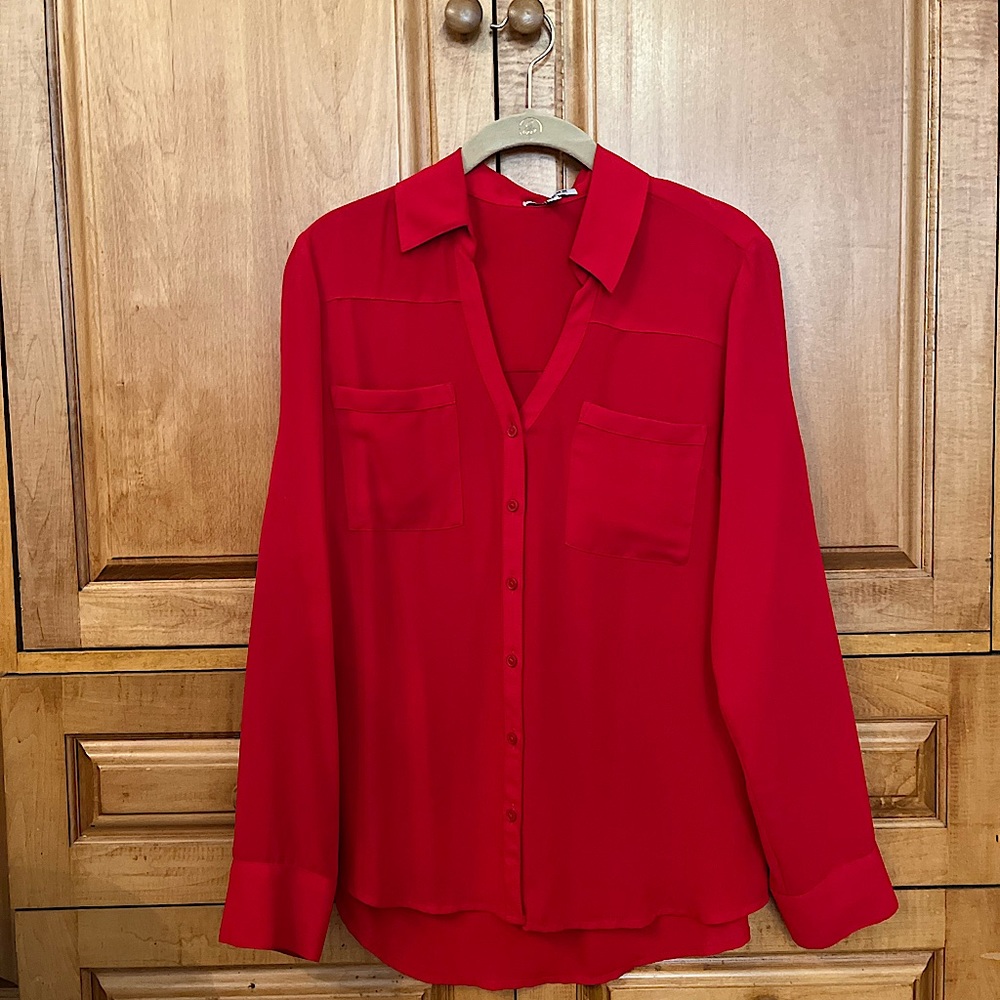 EXPRESS red Blouse😍